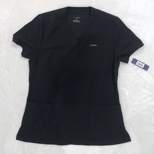 NWT Jannuu scrub top medium black